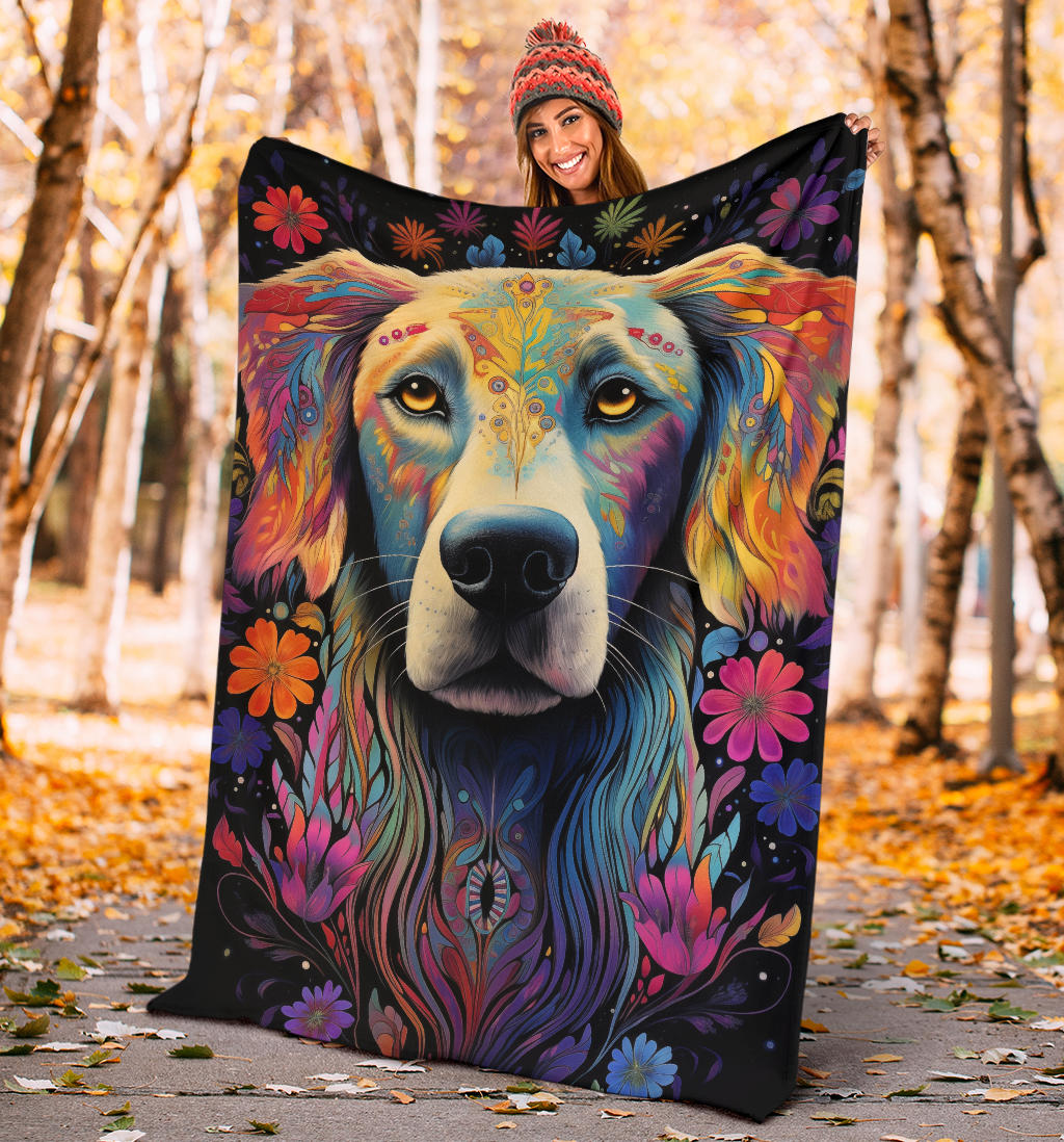 Anatolian Shepherd Blanket, Trippy Psychedelics Anatolian Shepherd Fleece Blanket, Anatolian Shepherd Throw Blanket, Anatolian Shepherd Gifts