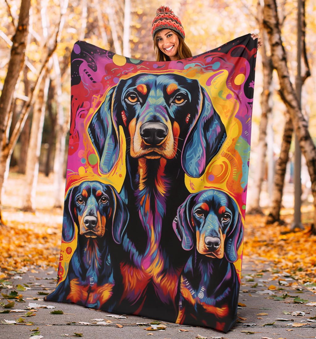 Estonian Hound Blanket, Trippy Psychedelics Estonian Hound Fleece Blanket, Estonian Hound Throw Blanket, Estonian Hound Gifts