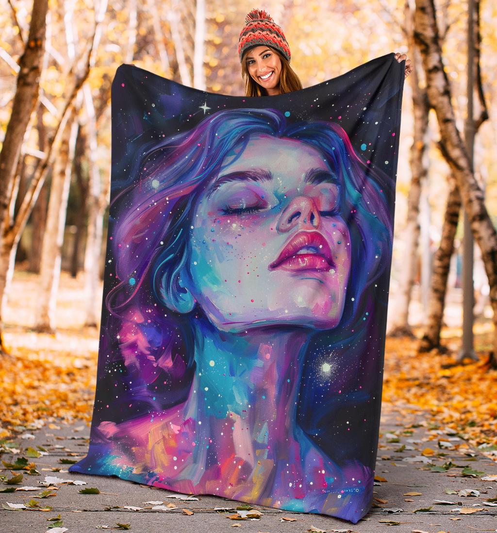 Galaxy Glow Blanket, Galaxy Glow Estetic Blanket, Galaxy Glow Blanket Gift, Blanket