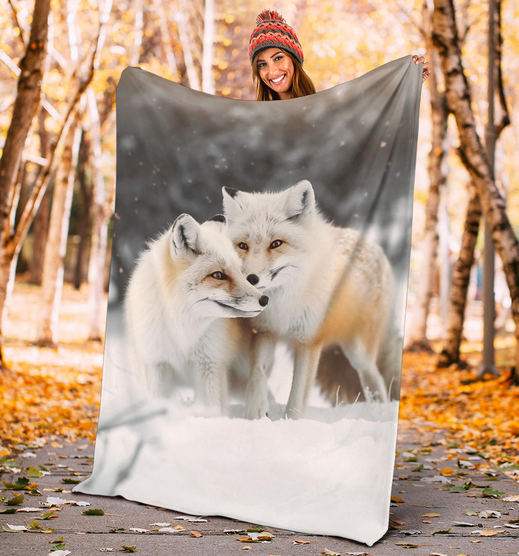 Fox Blanket Fox Fleece Blanket