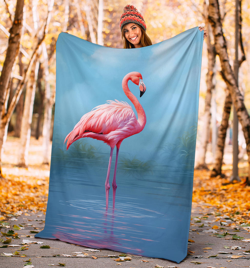 Flamingo Blanket, Flamingo Fleece Blanket, Flamingo Gifts, Flamingo Throw Blanket