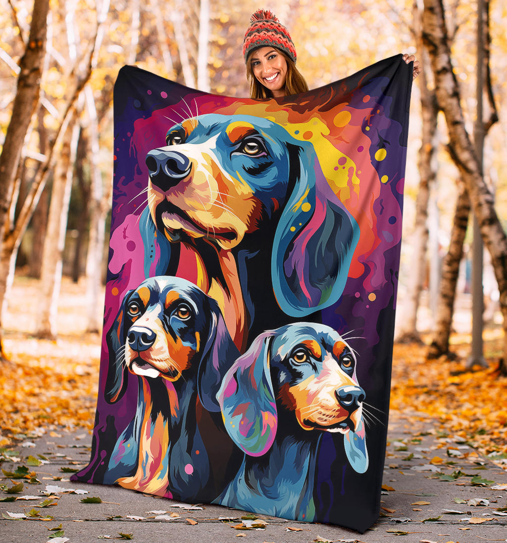 Estonian Hound Blanket, Trippy Psychedelics Estonian Hound Fleece Blanket, Estonian Hound Throw Blanket, Estonian Hound Gifts