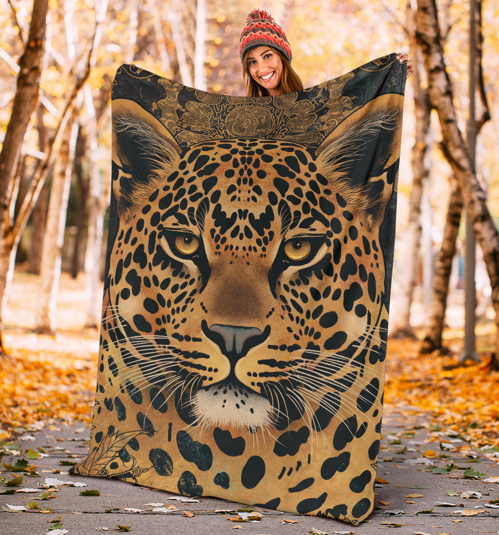 Leopard animal Blanket, Trippy Psychedelics Leopard animal Fleece Blanket,Leopard animal Throw Blanket, Leopard animal Gifts