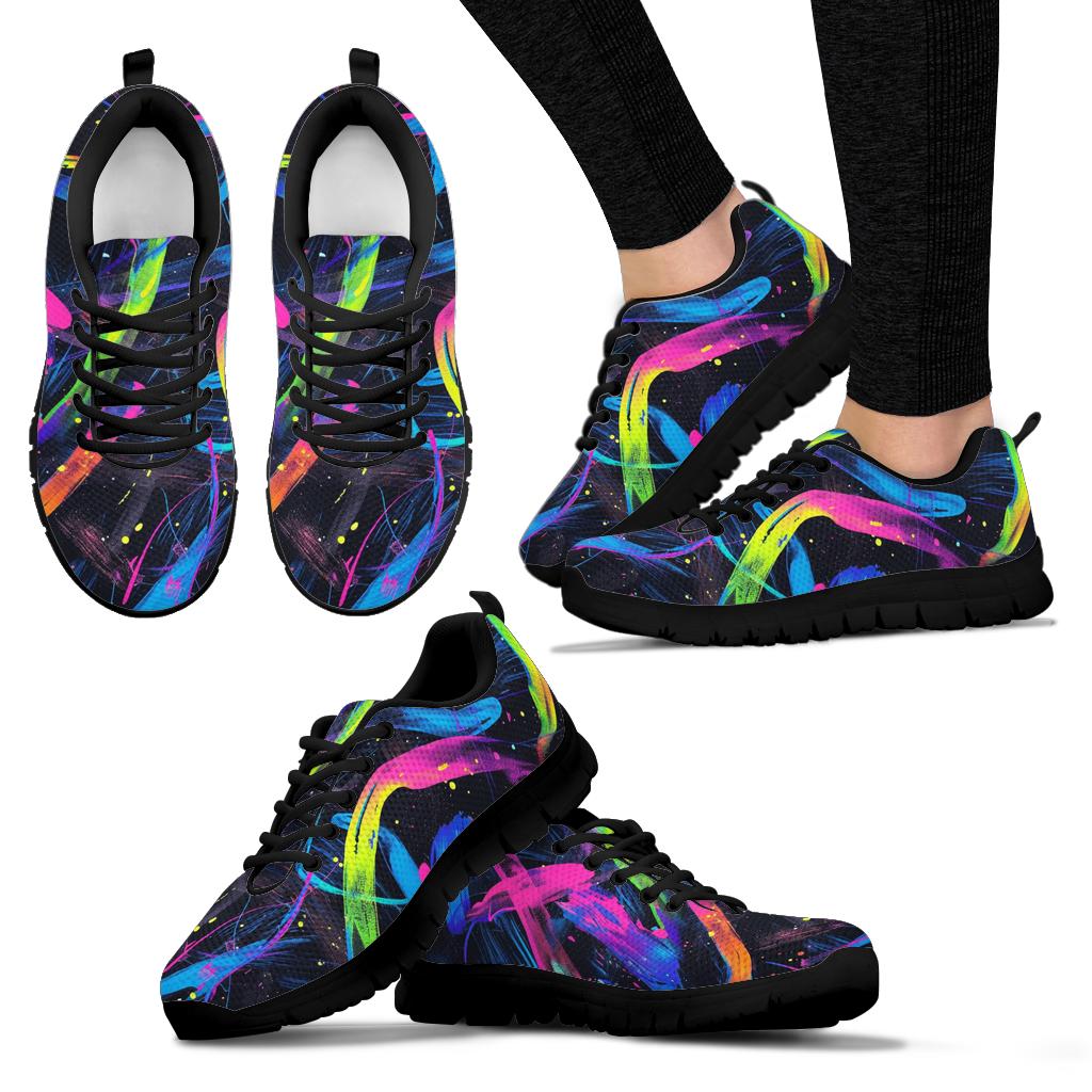 Neon Nights Sneakers, Neon Nights Sport Shoes, Neon Nights Woman Man Kids Sneakers, Neon Nights