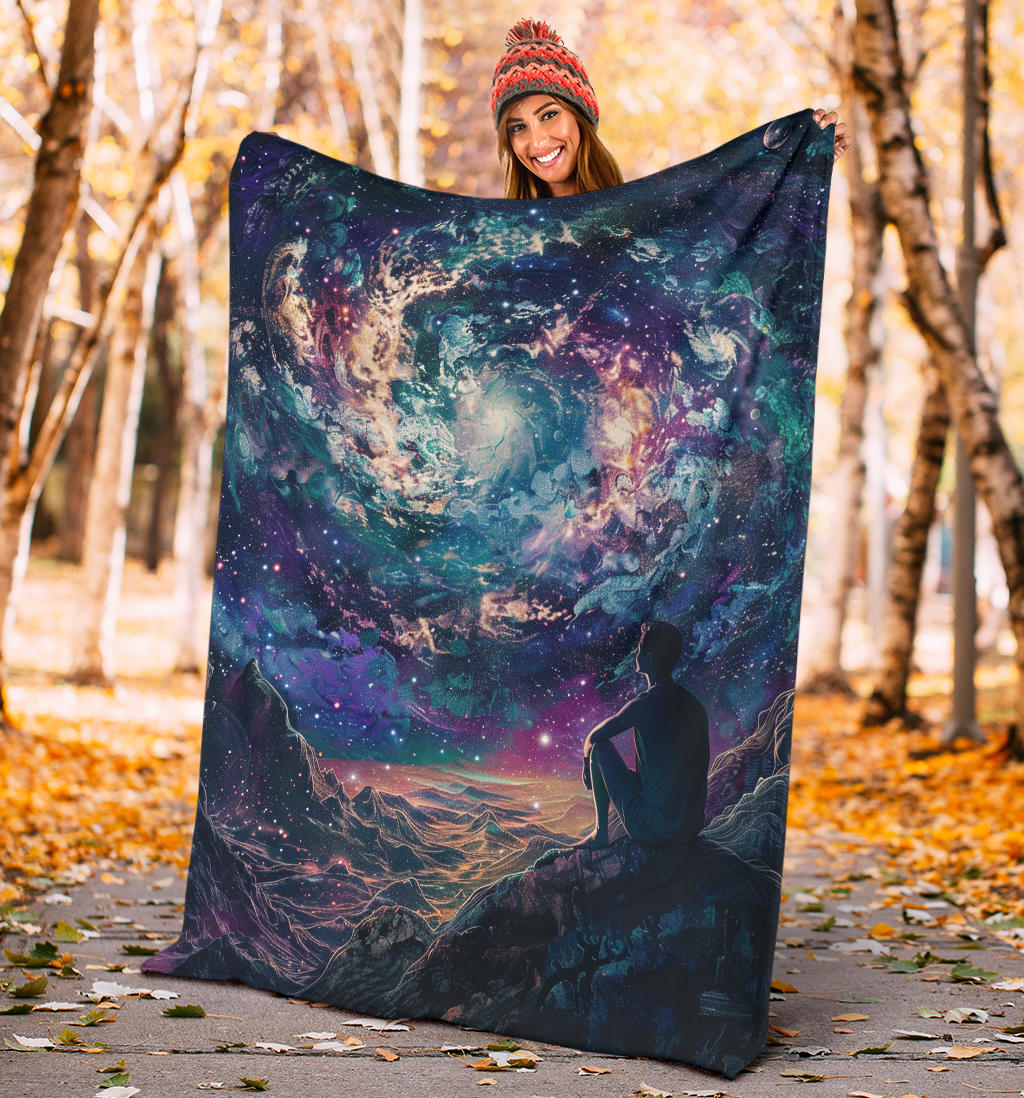 Cosmic Charm Blanket, Cosmic Charm Estetic Blanket, Cosmic Charm Blanket Gift, Blanket