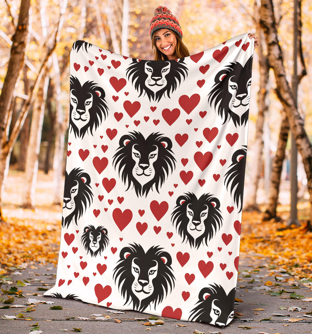 Lion Hearts Blanket