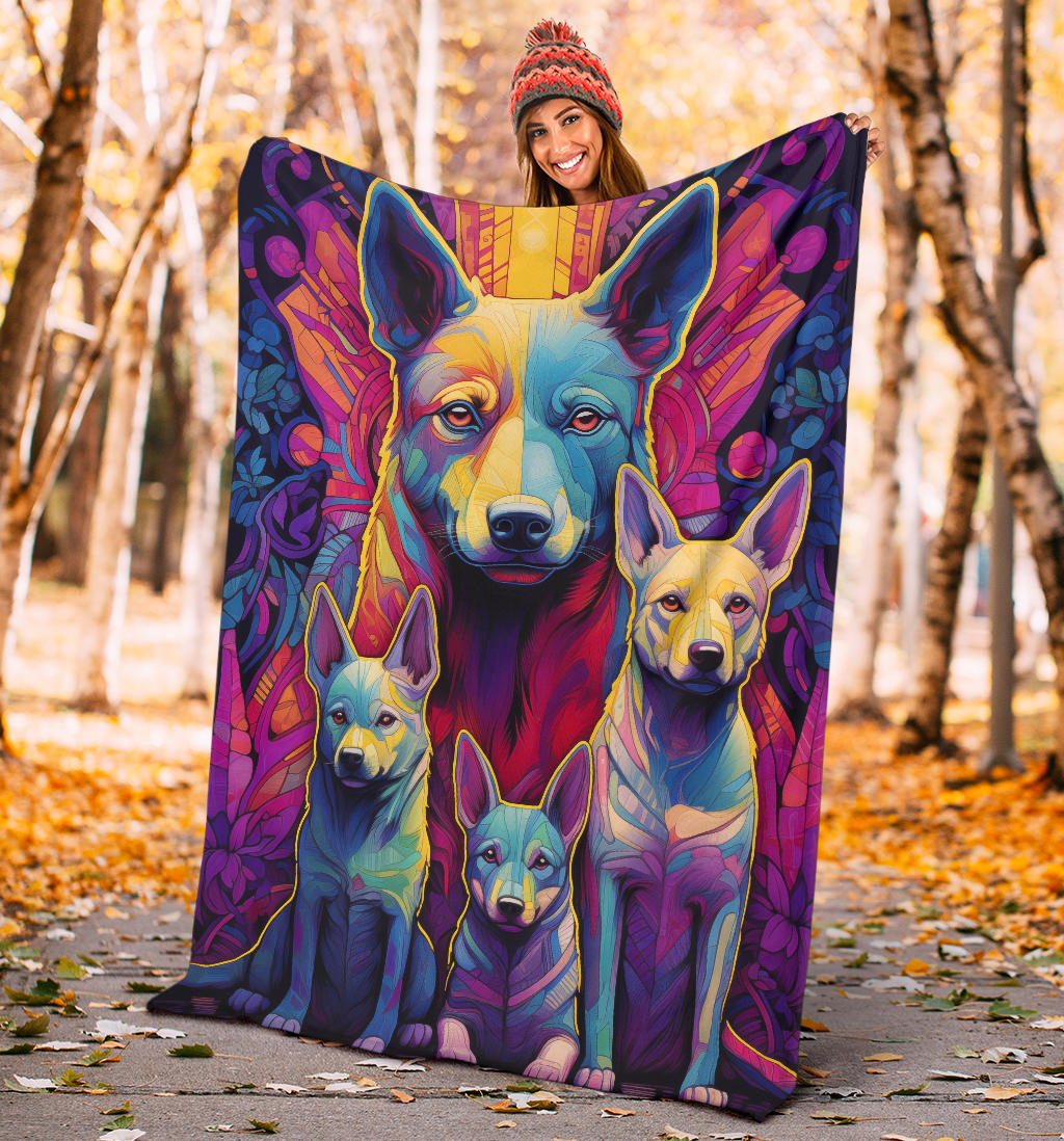 Canaan Blanket, Trippy Psychedelics Canaan Fleece Blanket, Canaan Throw Blanket, Canaan Gifts