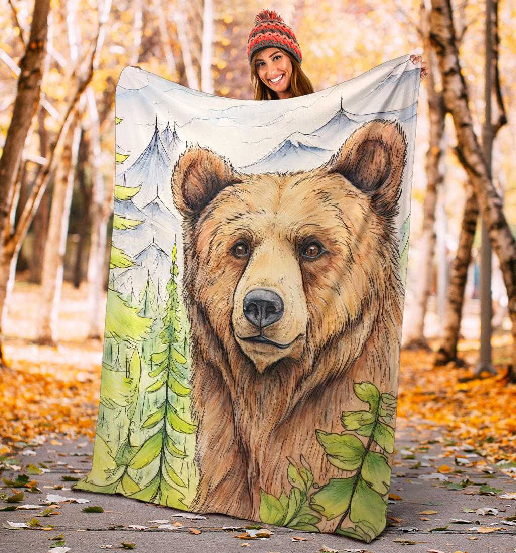 Brown Bear Blanket