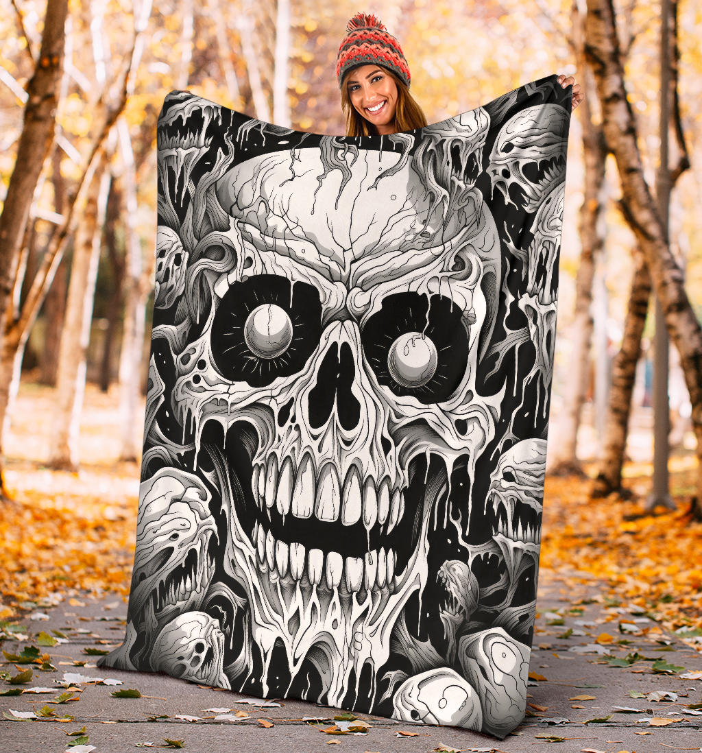 Skull blanket, Scary Blanket