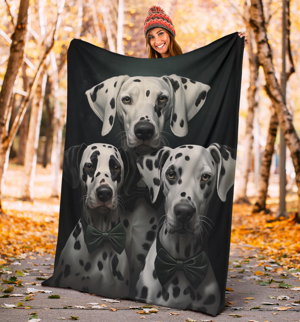 Dalmatian Family Blanket, Dalmatian_Blanket, Dalmatian Throw Blanket, Dalmatian, Dalmatian Gifts