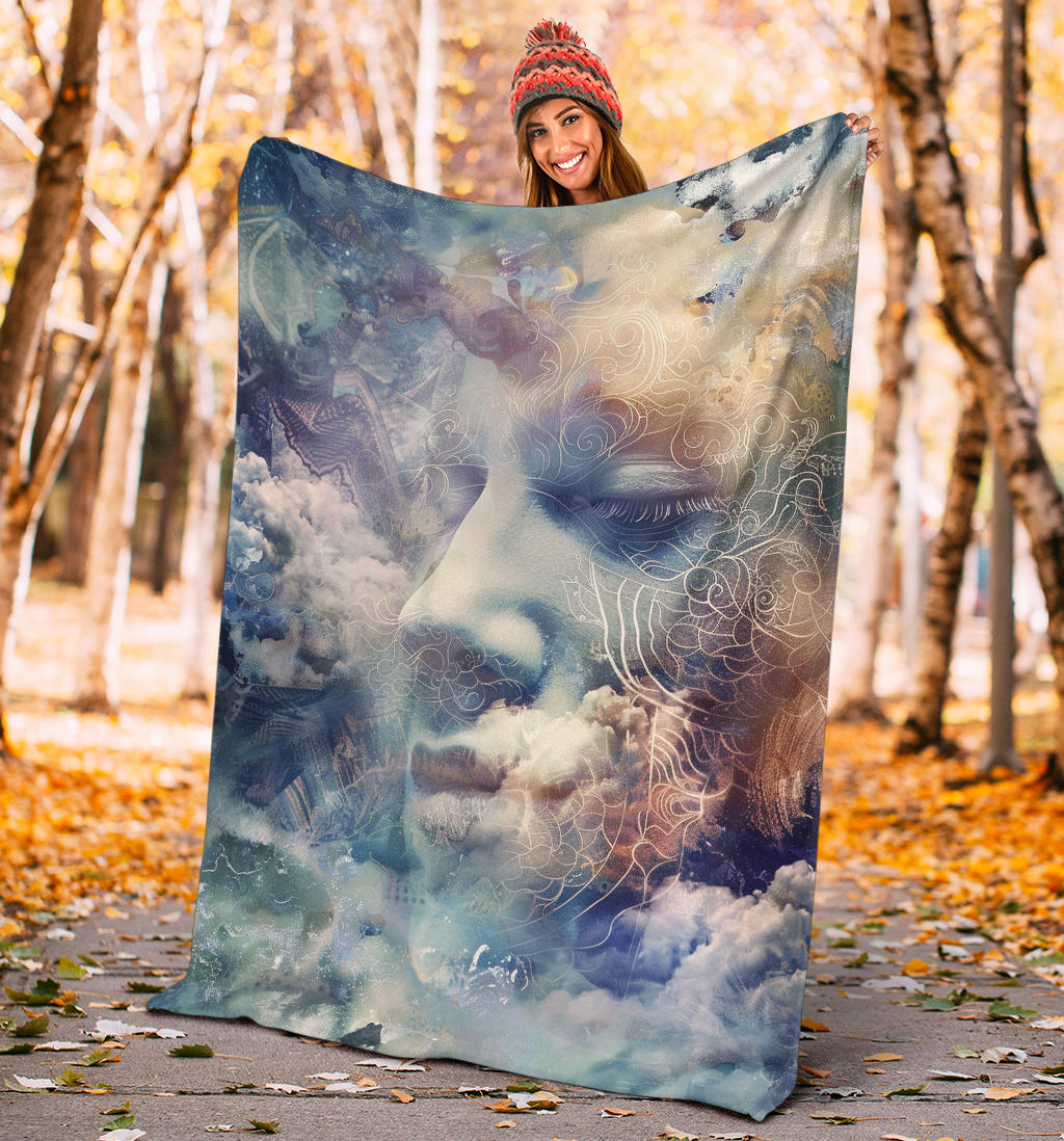 Celestial Serenity Blanket, Celestial Serenity Estetic Blanket, Celestial Serenity Blanket Gift, Blanket