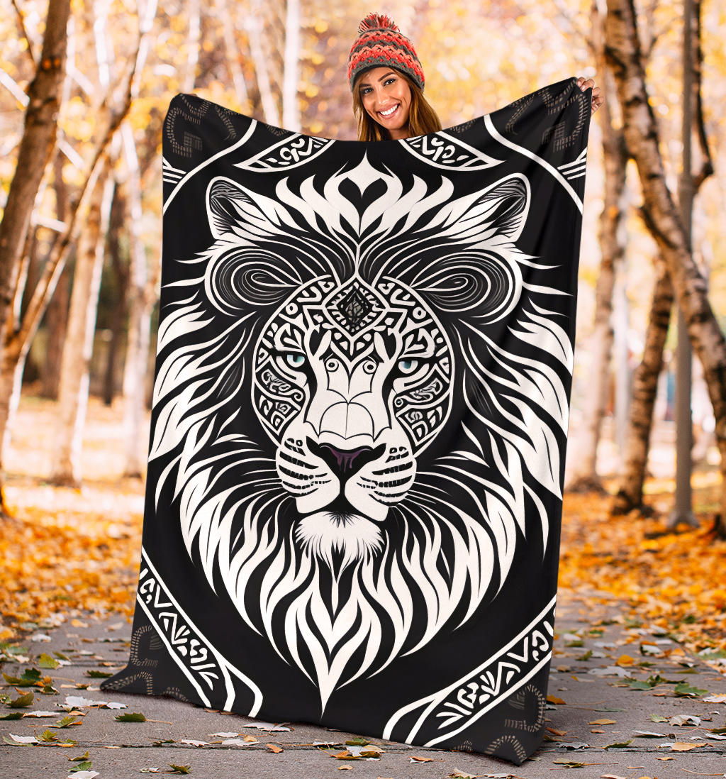 Lion Mandala Blanket