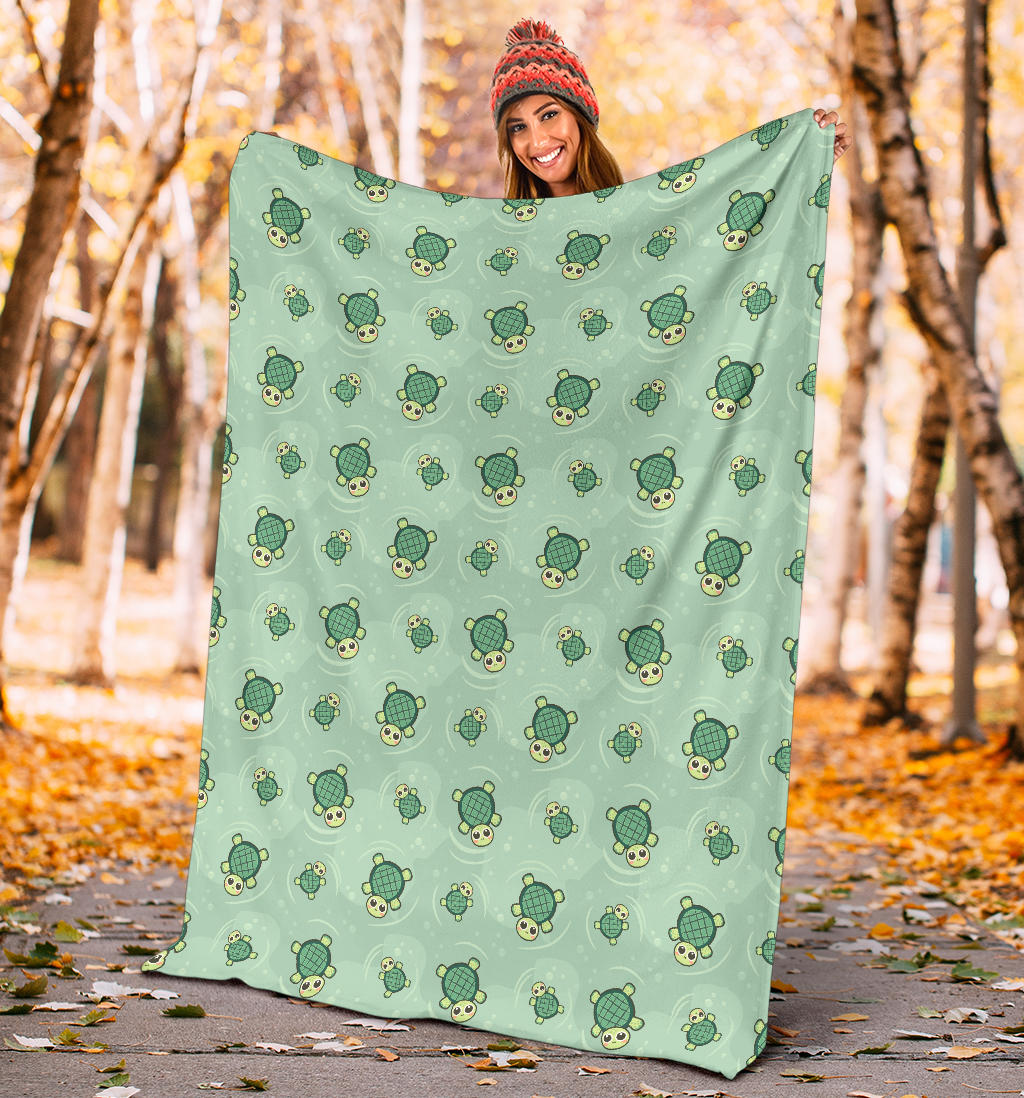 Green Turtle Blanket