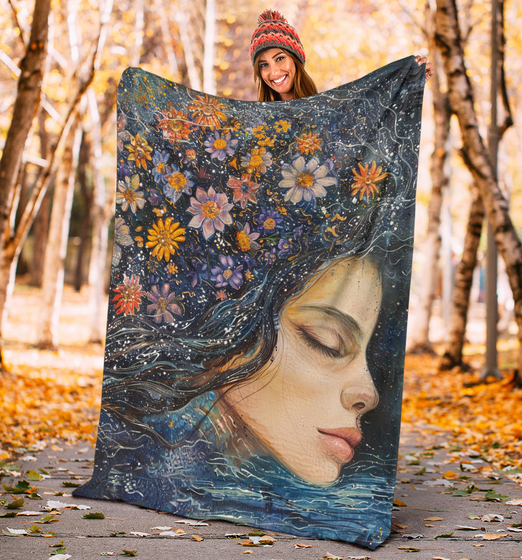 Celestial Serenity Blanket, Celestial Serenity Estetic Blanket, Celestial Serenity Blanket Gift, Blanket