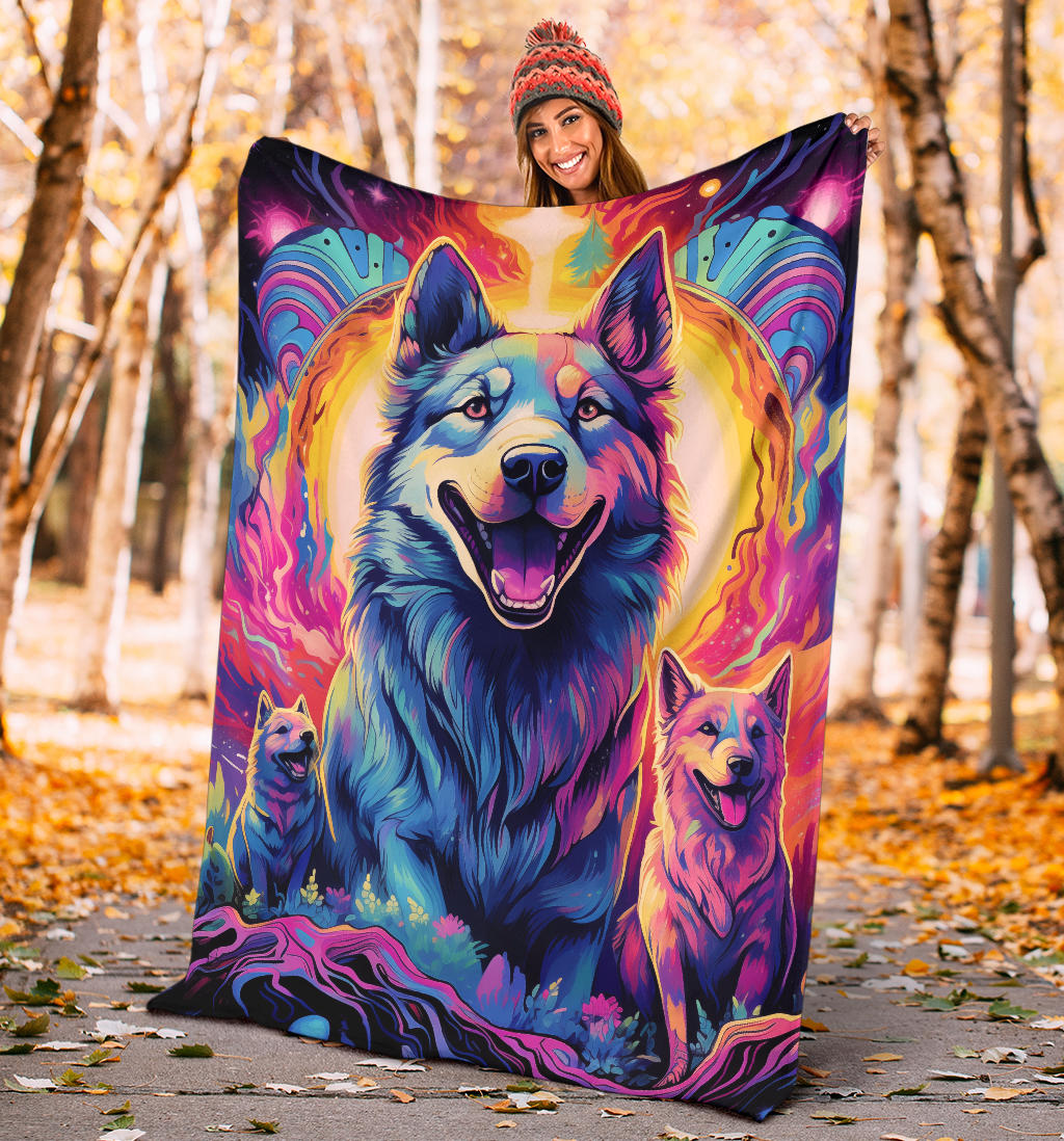 Asian Shepherd Blanket, Trippy Psychedelics Asian Shepherd Fleece Blanket, Asian Shepherd Throw Blanket, Asian Shepherd Gifts