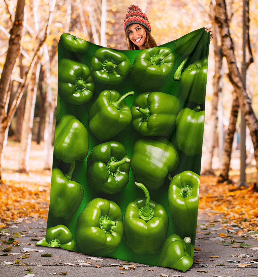 Green Peppers Blanket