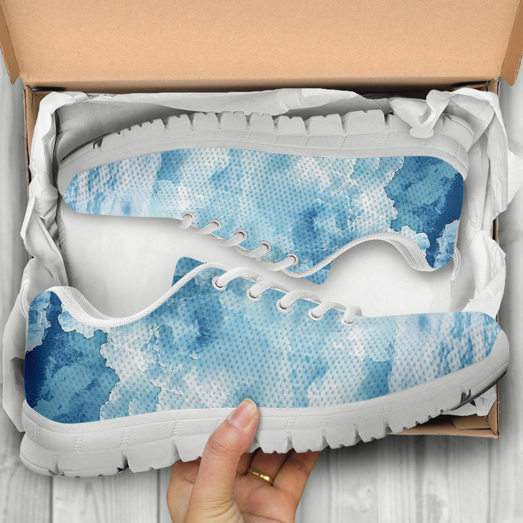 Serene Sky Sneakers, Serene Sky Sport Shoes, Serene Sky Woman Man Kids Sneakers, Serene Sky