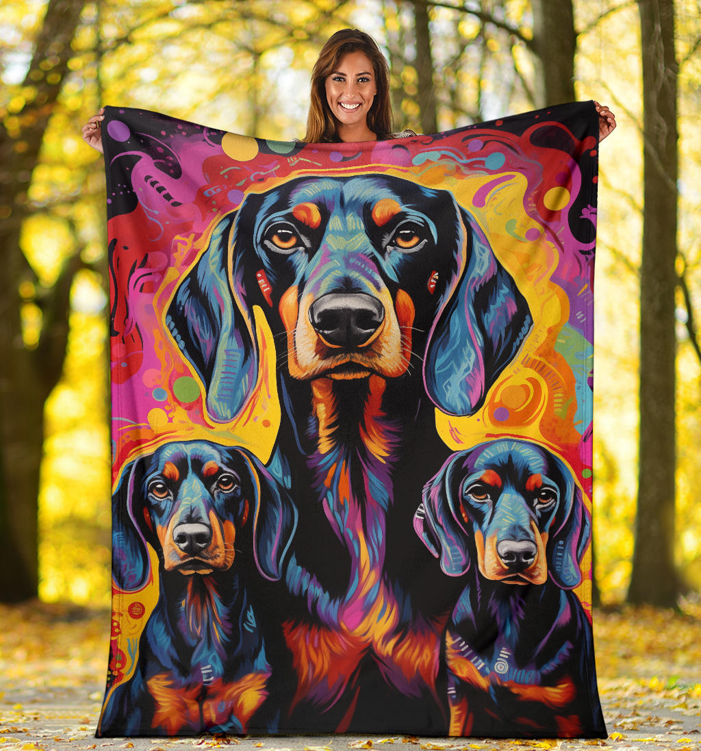 Estonian Hound Blanket, Trippy Psychedelics Estonian Hound Fleece Blanket, Estonian Hound Throw Blanket, Estonian Hound Gifts