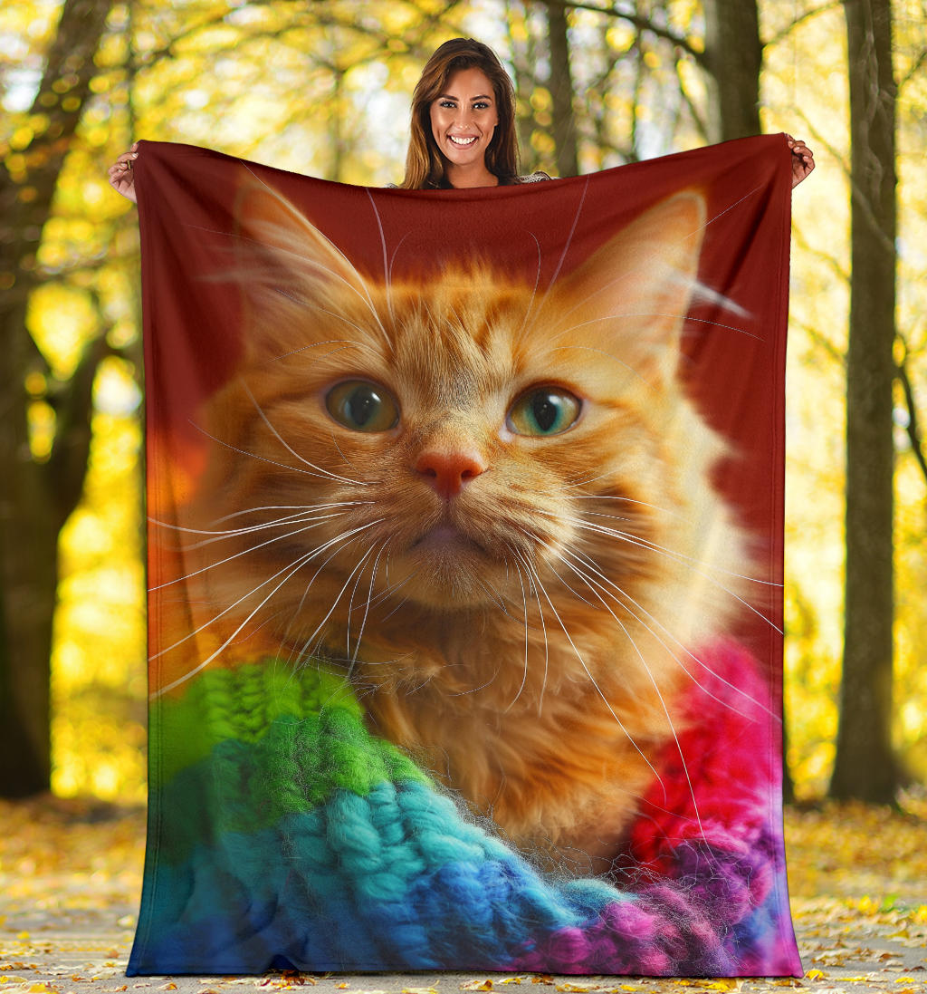 Munchkin cat Blanket, Trippy Psychedelics Munchkin cat Fleece Blanket, Munchkin cat Throw Blanket, Munchkin cat Gifts