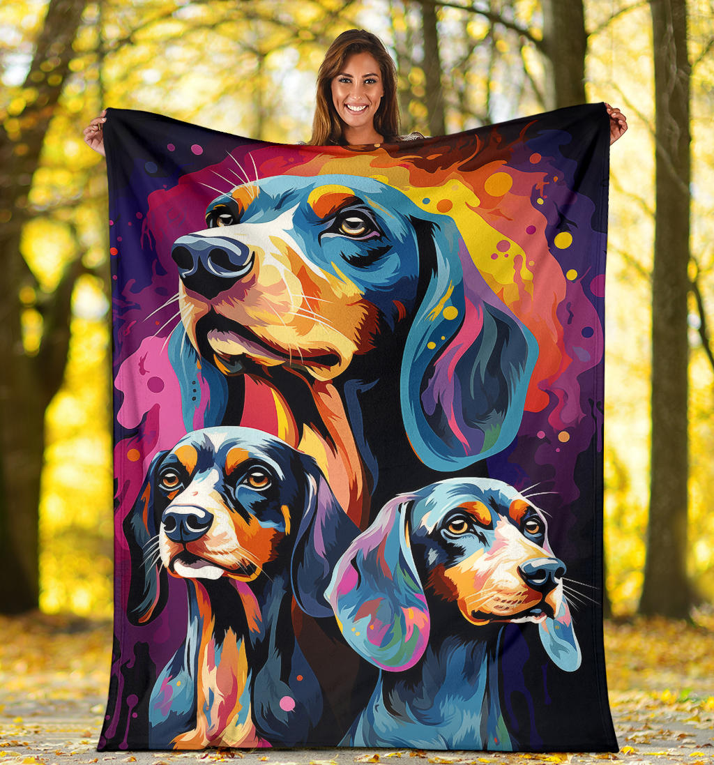 Estonian Hound Blanket, Trippy Psychedelics Estonian Hound Fleece Blanket, Estonian Hound Throw Blanket, Estonian Hound Gifts