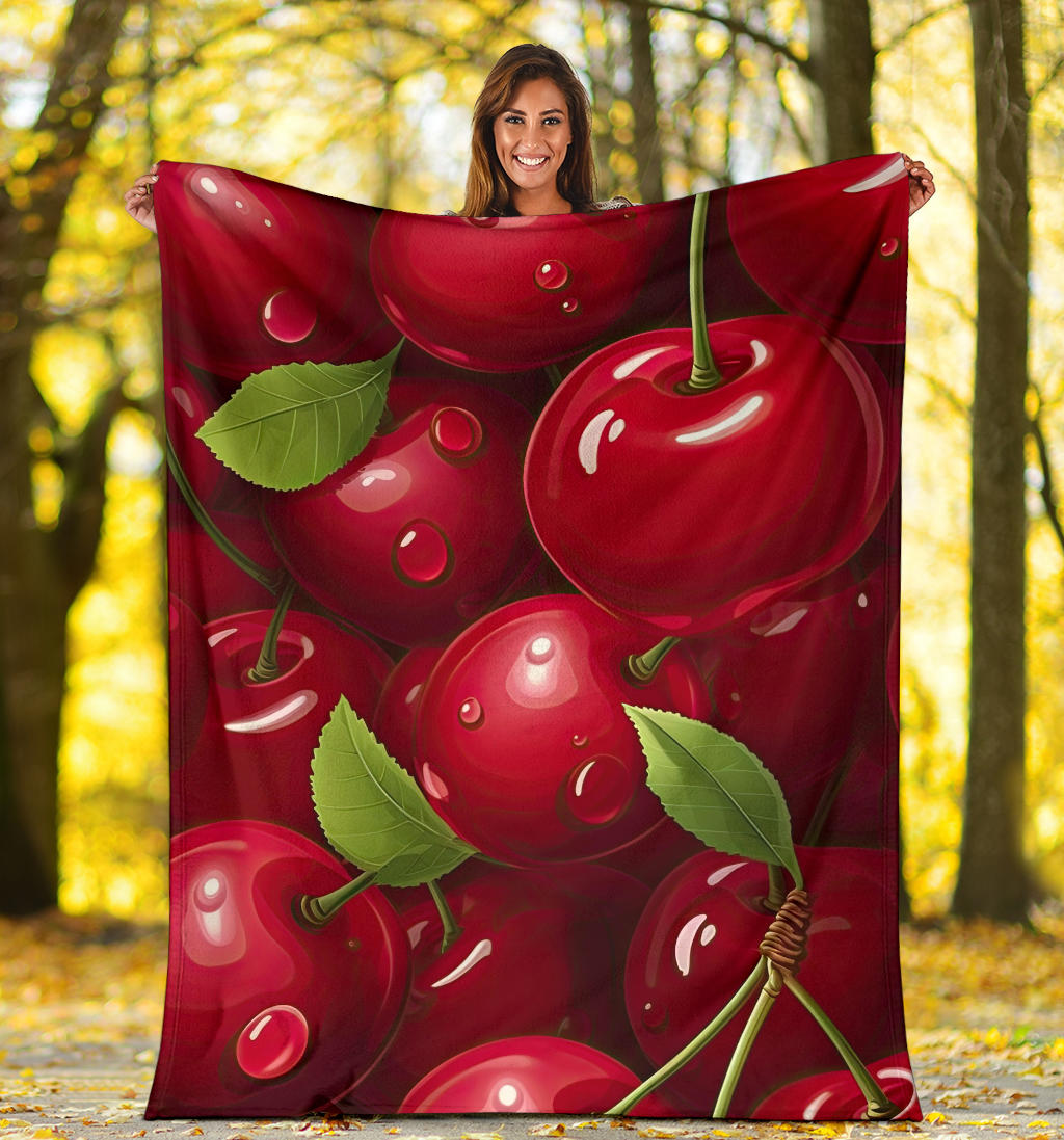 Cherries Blanket