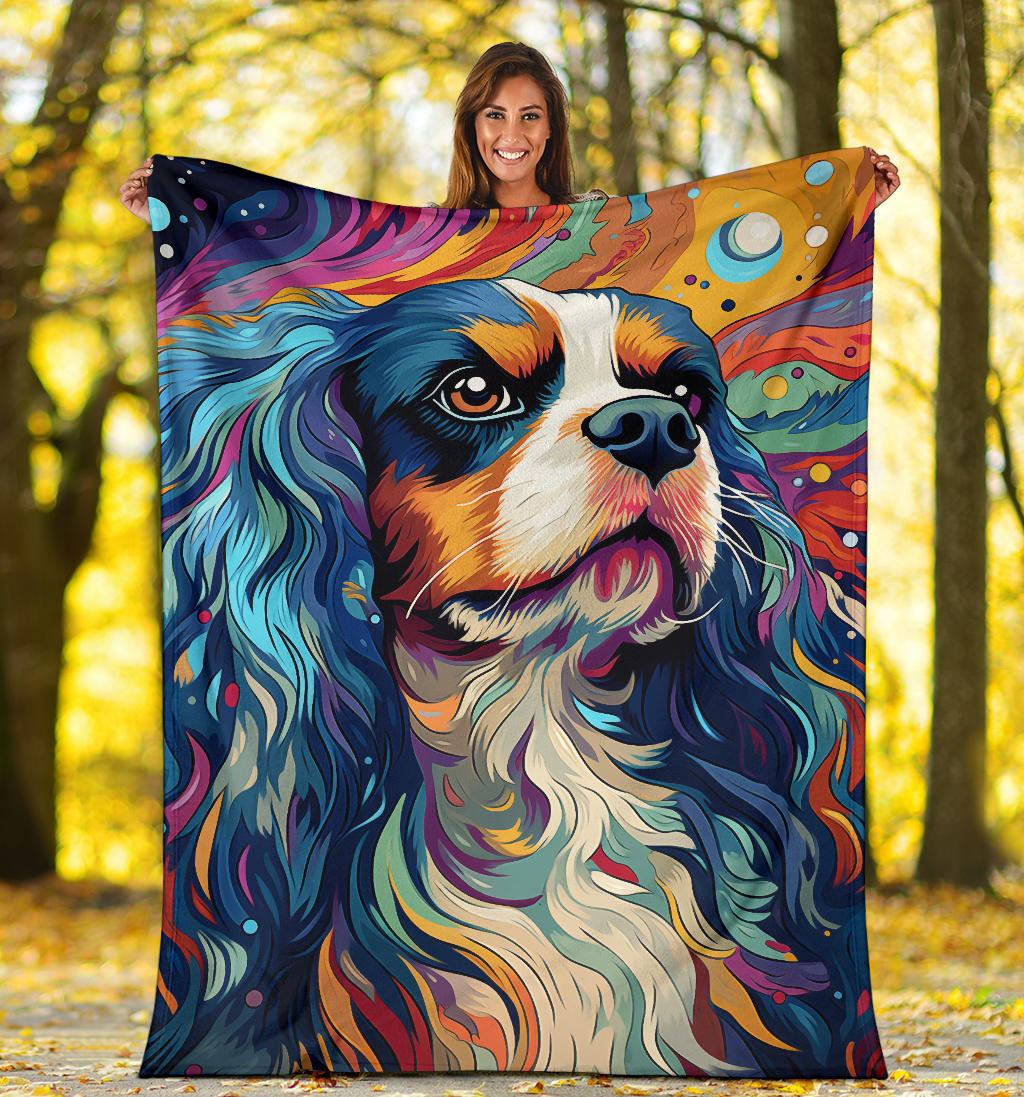 Cavalier King Charles Spaniel Blanket, Cavalier King Charles Spaniel Throw Blanket, Cavalier King Charles Spaniel Dog Gifts