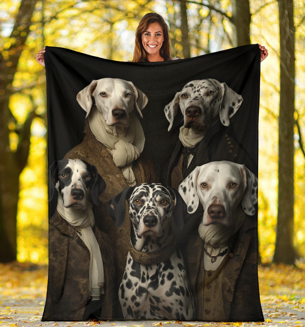 Dalmatian Family Blanket, Dalmatian_Blanket, Dalmatian Throw Blanket, Dalmatian, Dalmatian Gifts