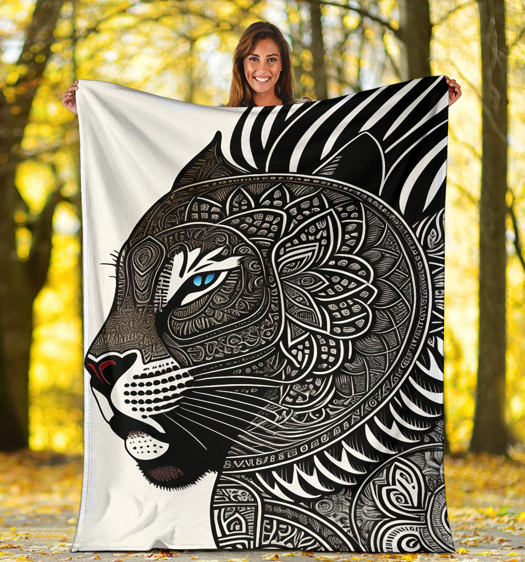 Panthera Mandala Blanket