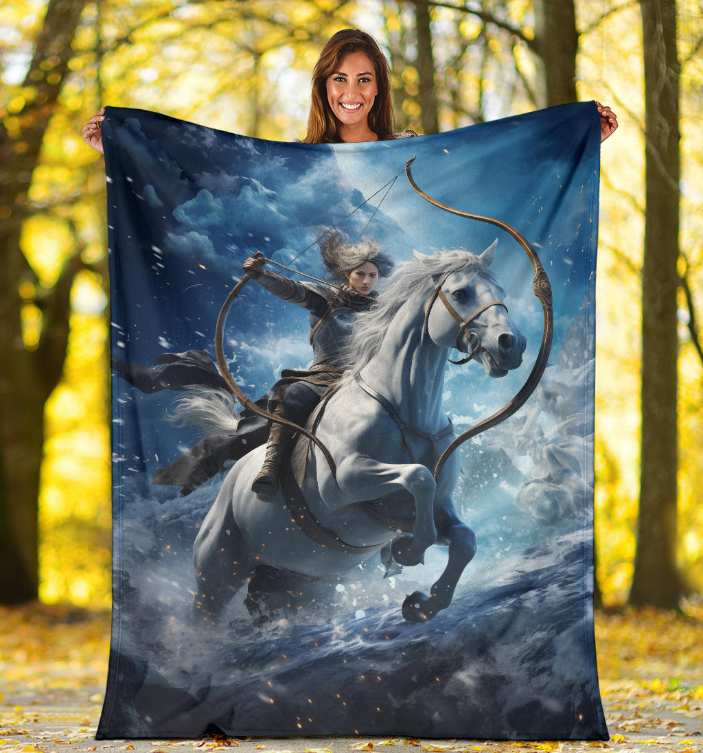 Sagittarius Zodiac Sign Blanket, Archer Sagittarius Zodiac Gifts