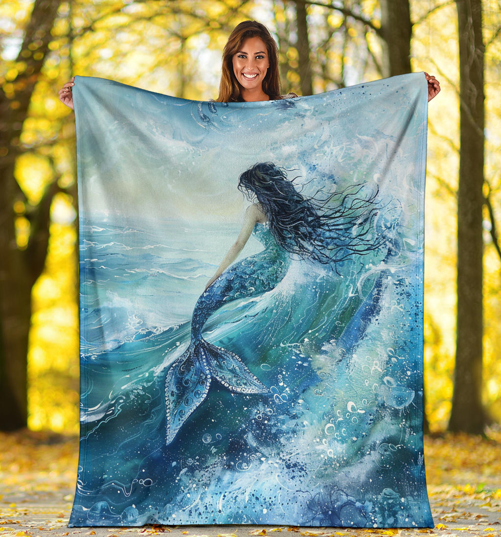 Oceanic Bliss Blanket, Oceanic Bliss Estetic Blankets, Oceanic Bliss Blanket Gifts, Blanket