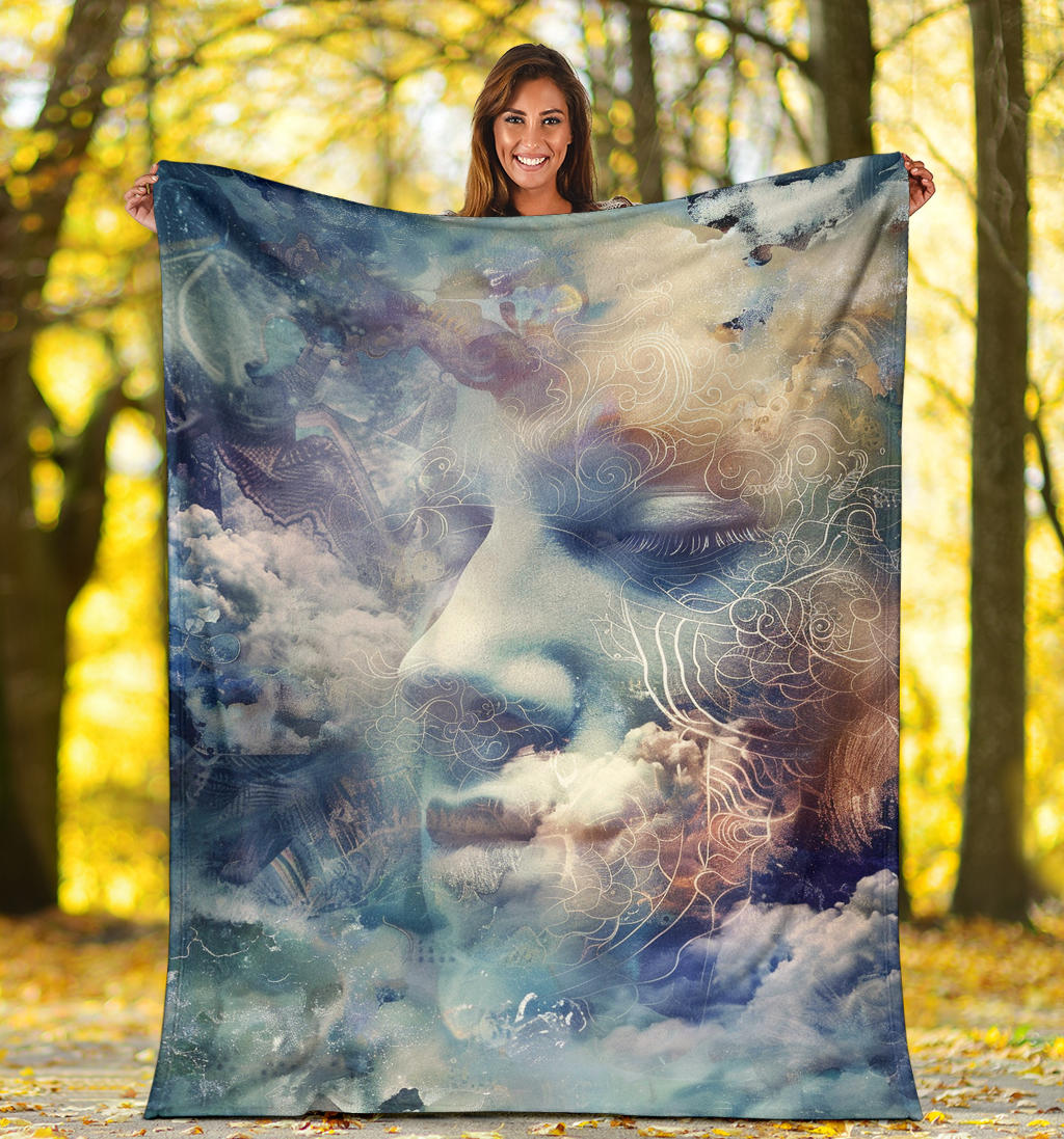 Celestial Serenity Blanket, Celestial Serenity Estetic Blanket, Celestial Serenity Blanket Gift, Blanket