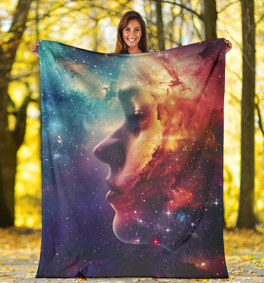 Galaxy Glow Blanket, Galaxy Glow Estetic Blanket, Galaxy Glow Blanket Gift, Blanket