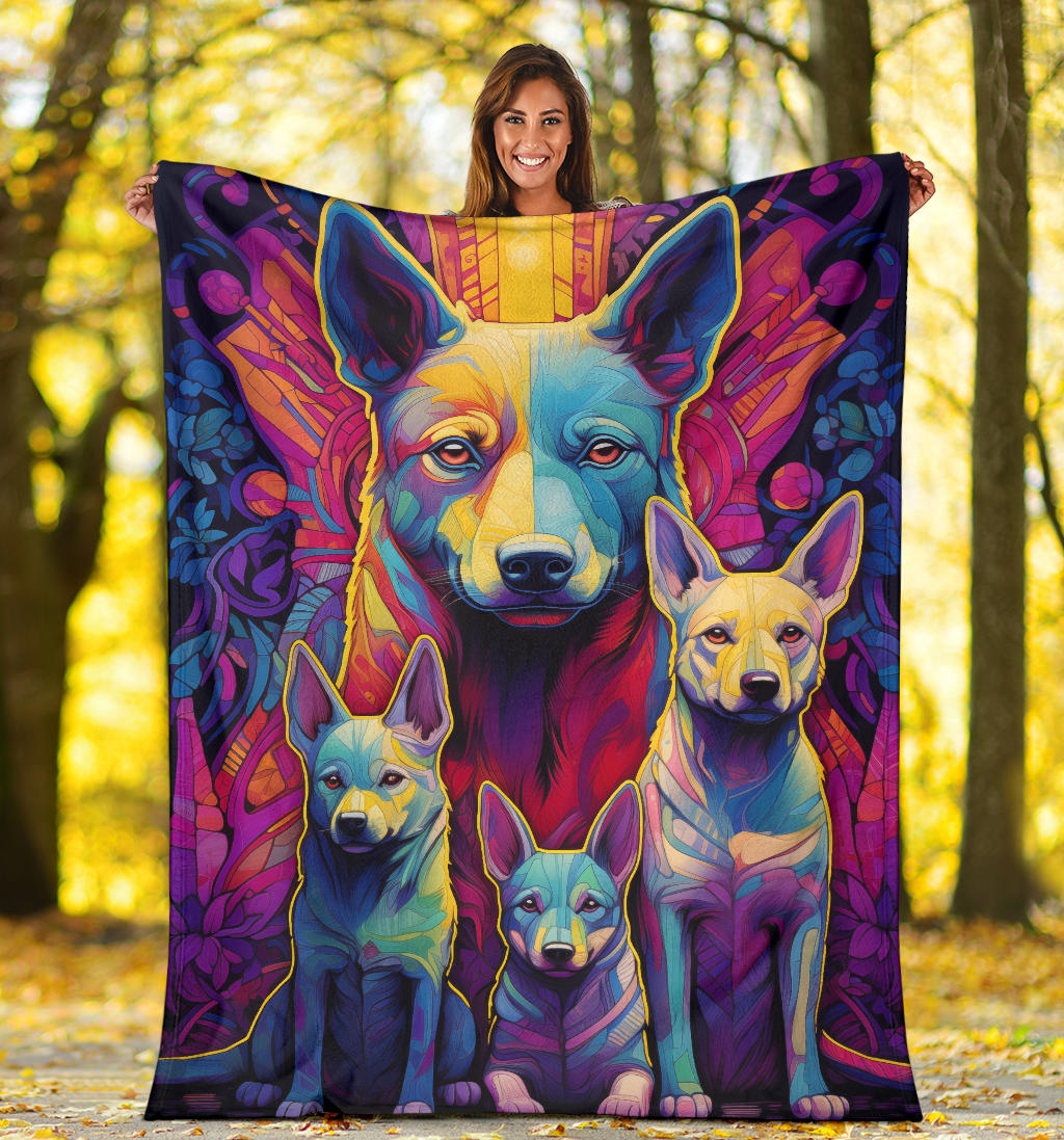 Canaan Blanket, Trippy Psychedelics Canaan Fleece Blanket, Canaan Throw Blanket, Canaan Gifts