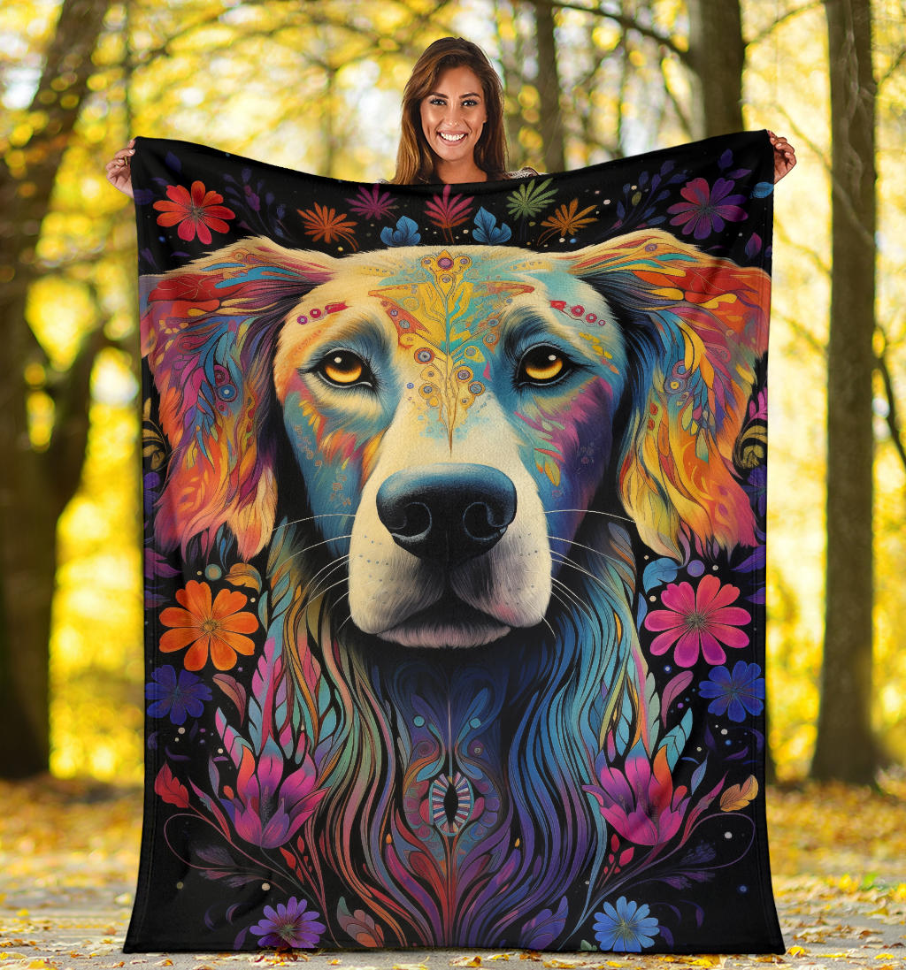 Anatolian Shepherd Blanket, Trippy Psychedelics Anatolian Shepherd Fleece Blanket, Anatolian Shepherd Throw Blanket, Anatolian Shepherd Gifts