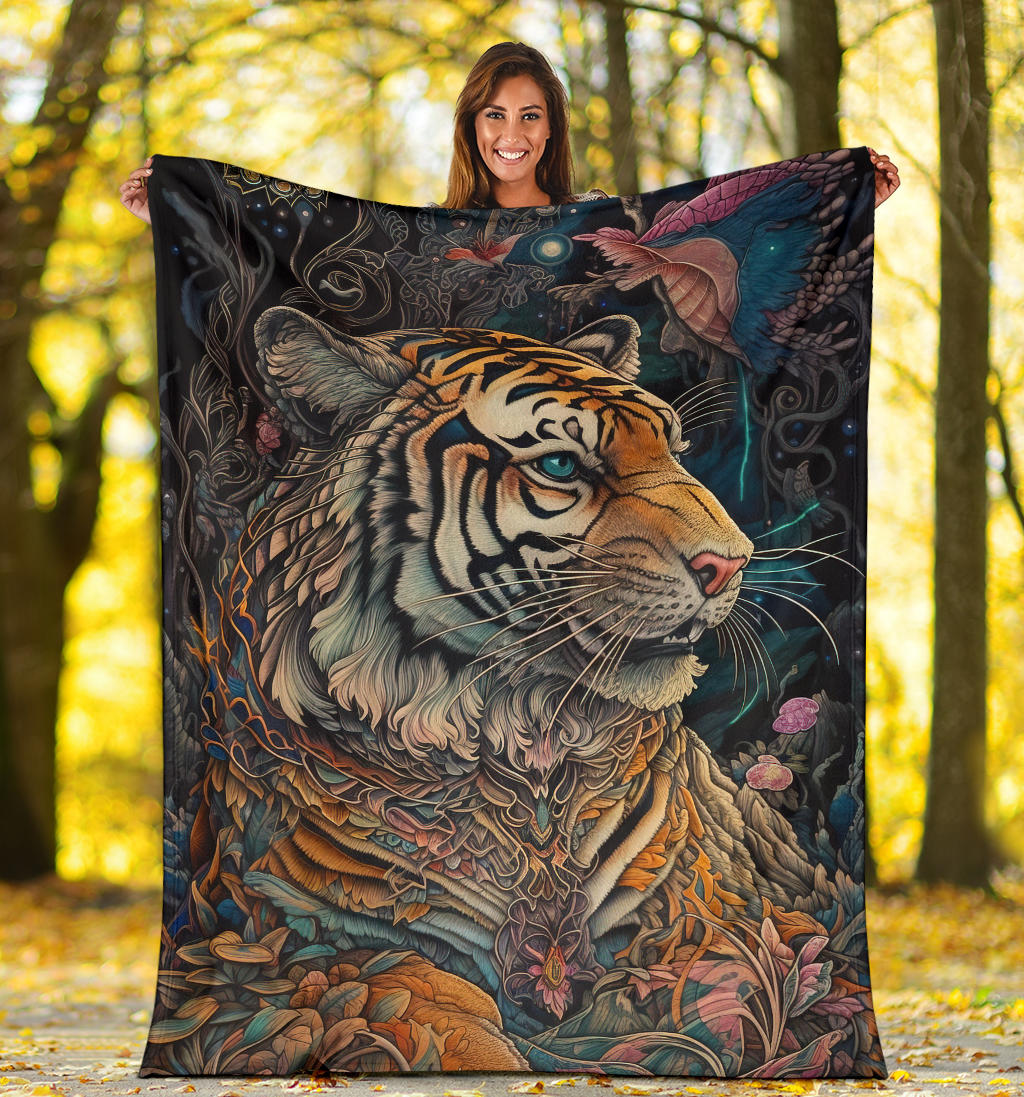 Miss Tiger Blanket