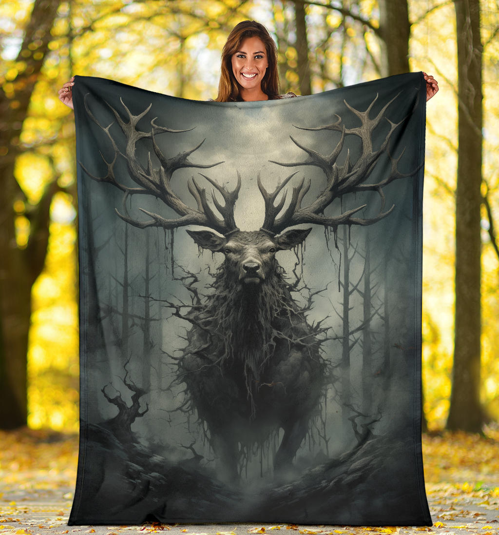 Elk Blanket, Elk Throw Blanket, Elk Fleece Blanket, Elk Gifts