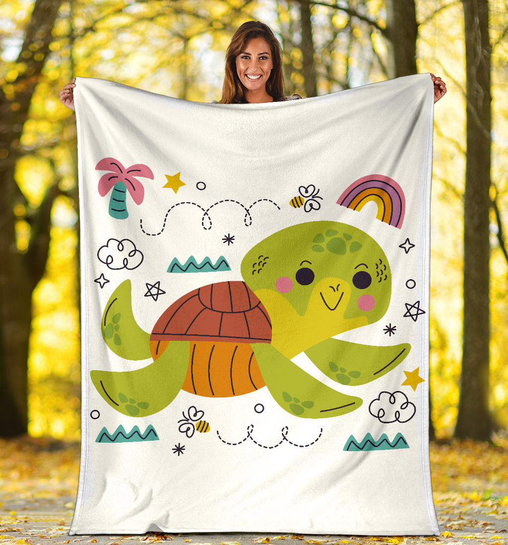 Happy Turtle Blanket