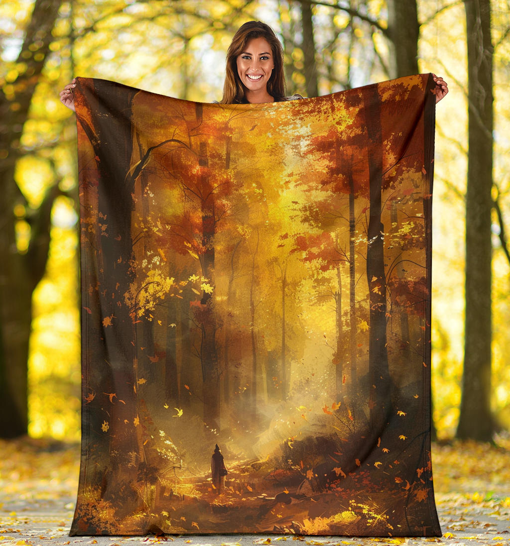 Autumn Aura Blanket, Autumn Aura Estetic Blanket, Autumn Aura Blanket Gift, Blanket