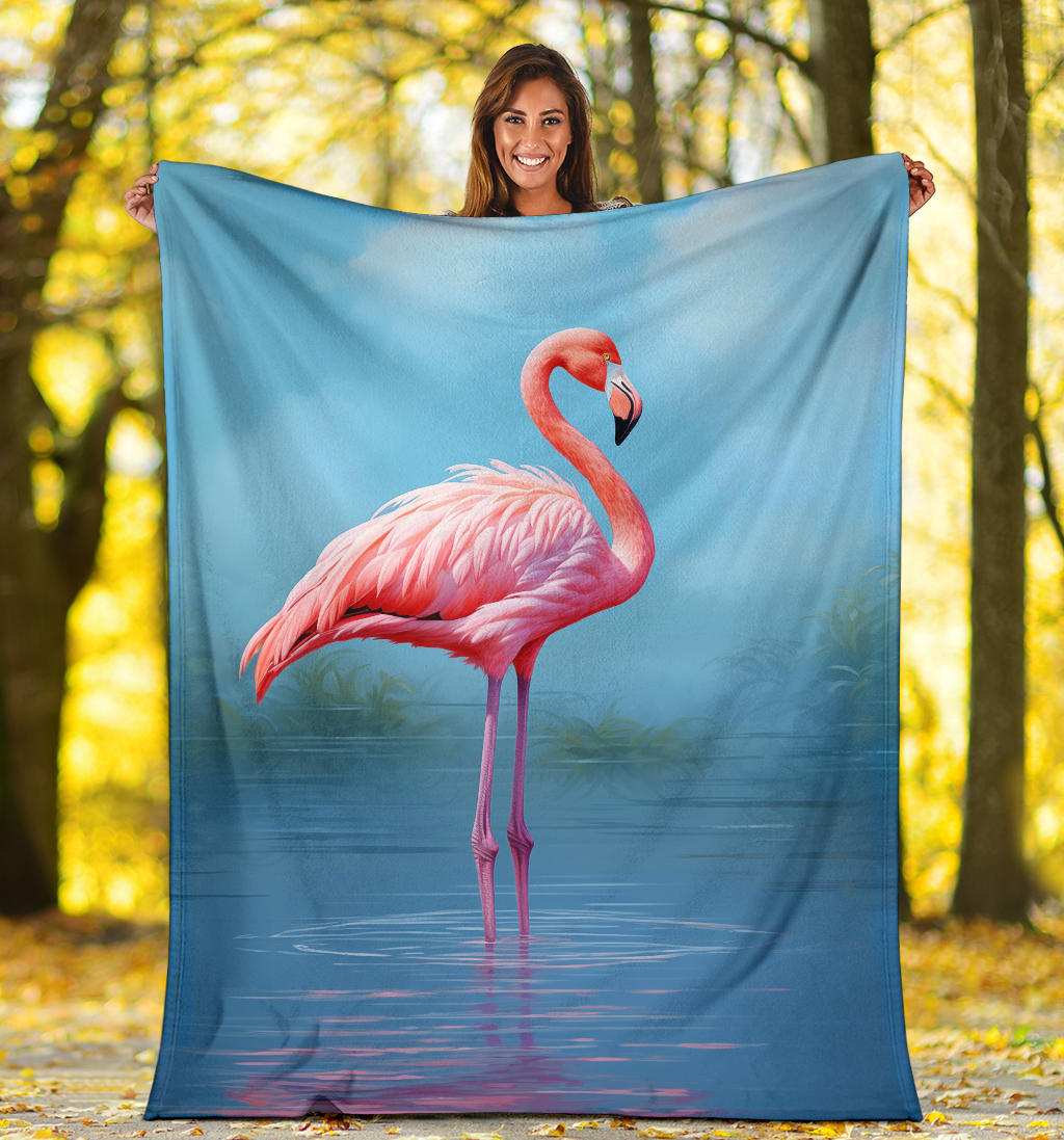 Flamingo Blanket, Flamingo Fleece Blanket, Flamingo Gifts, Flamingo Throw Blanket