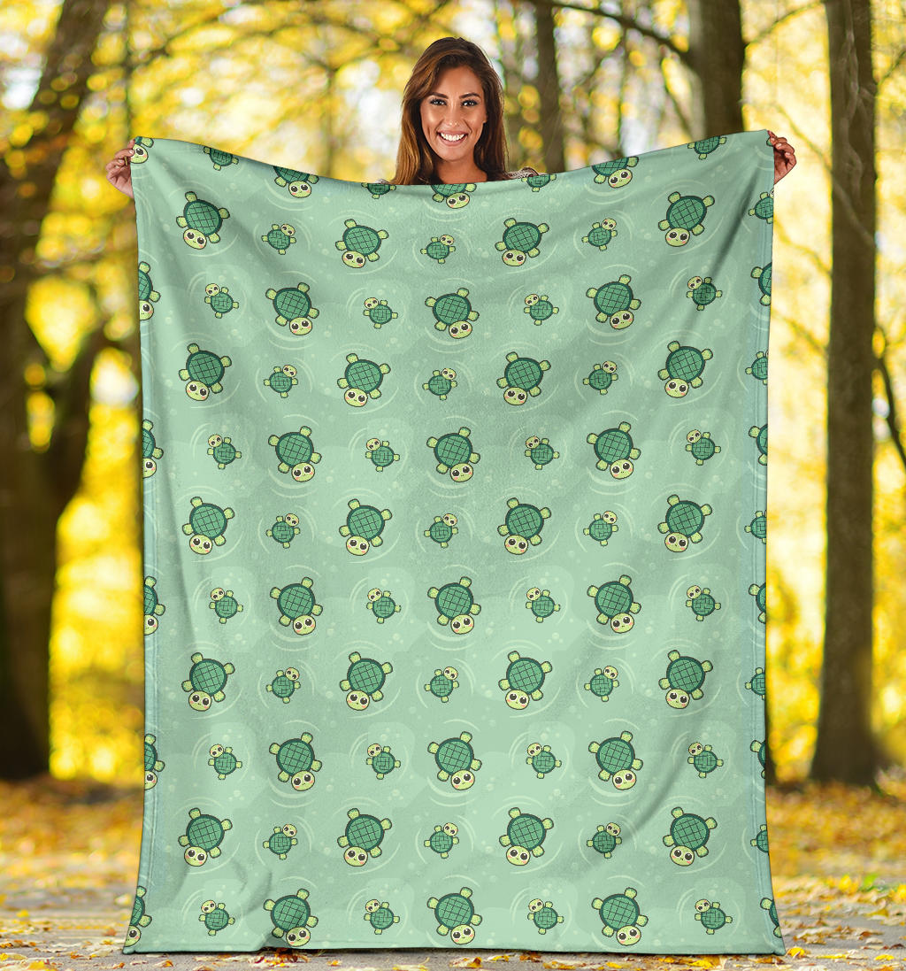 Green Turtle Blanket