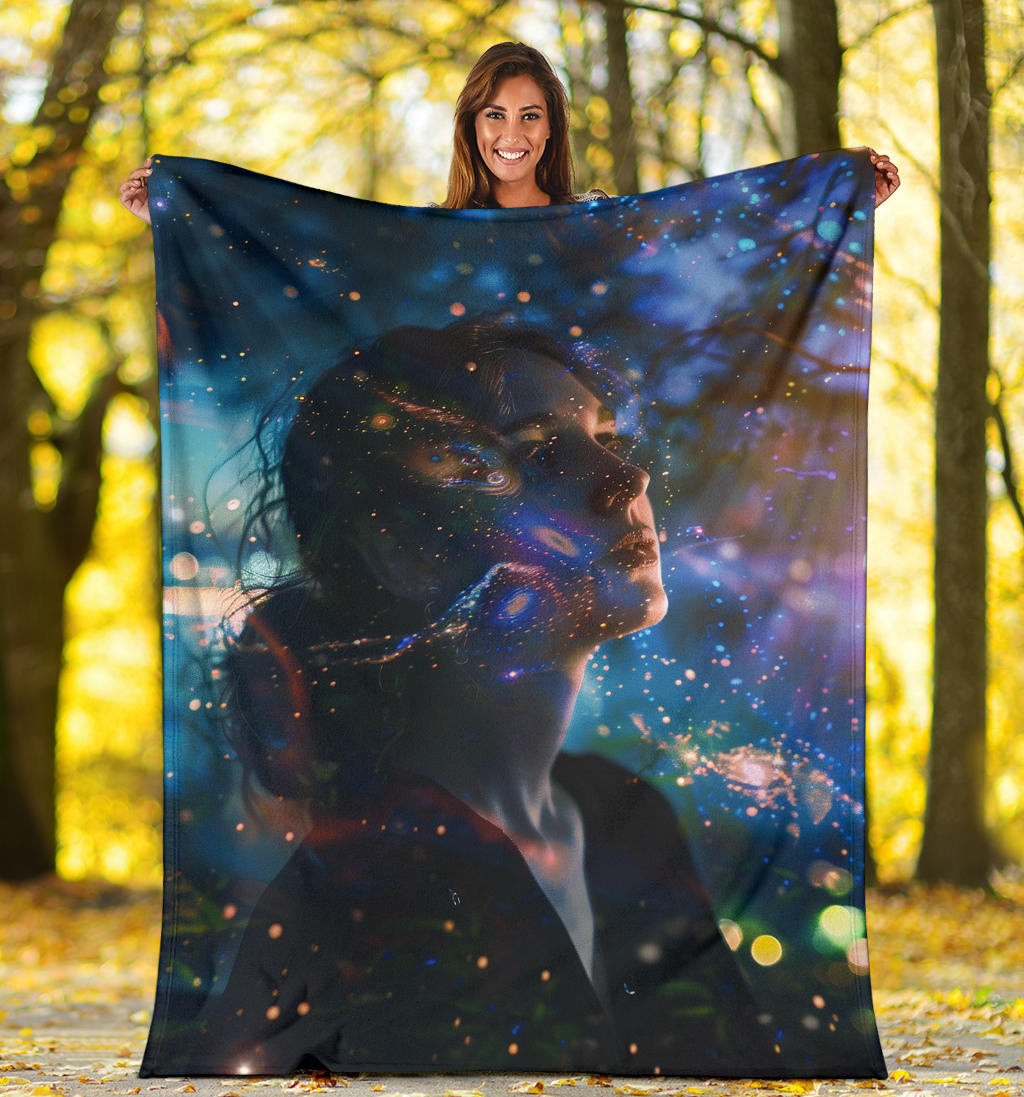 Galaxy Glow Blanket, Galaxy Glow Estetic Blanket, Galaxy Glow Blanket Gift, Blanket