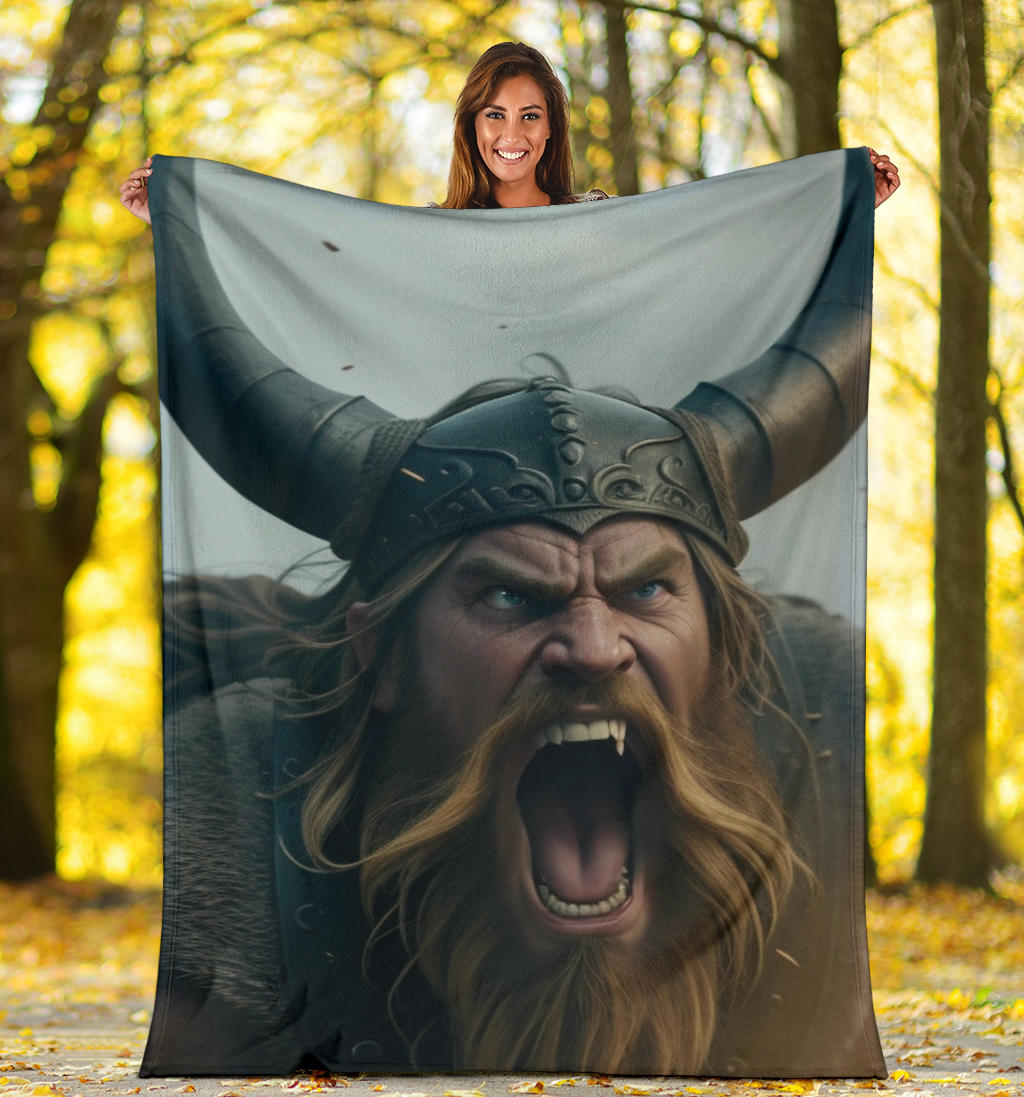 Viking Warrior Blanket