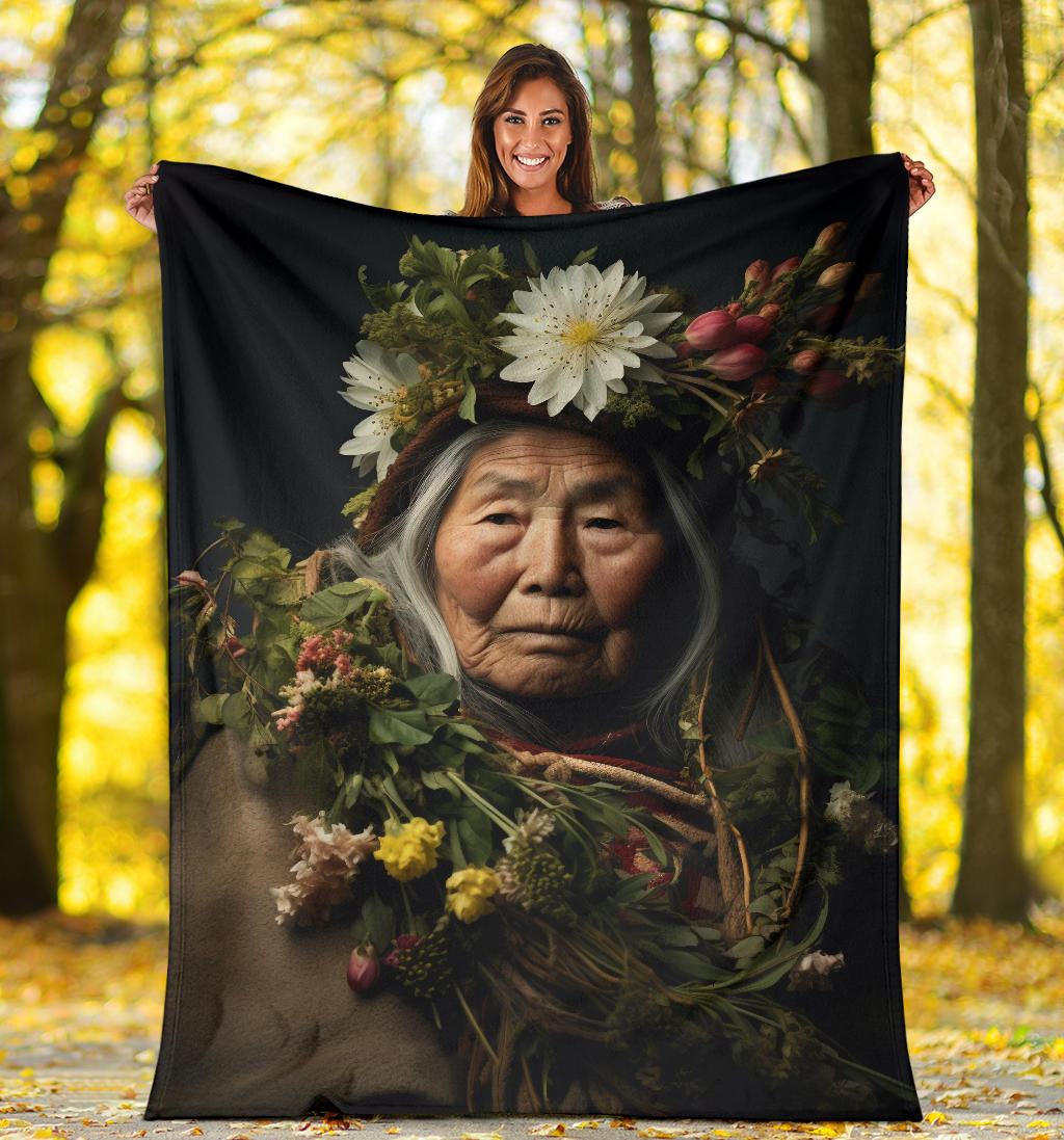 Shaman Woman Blanket