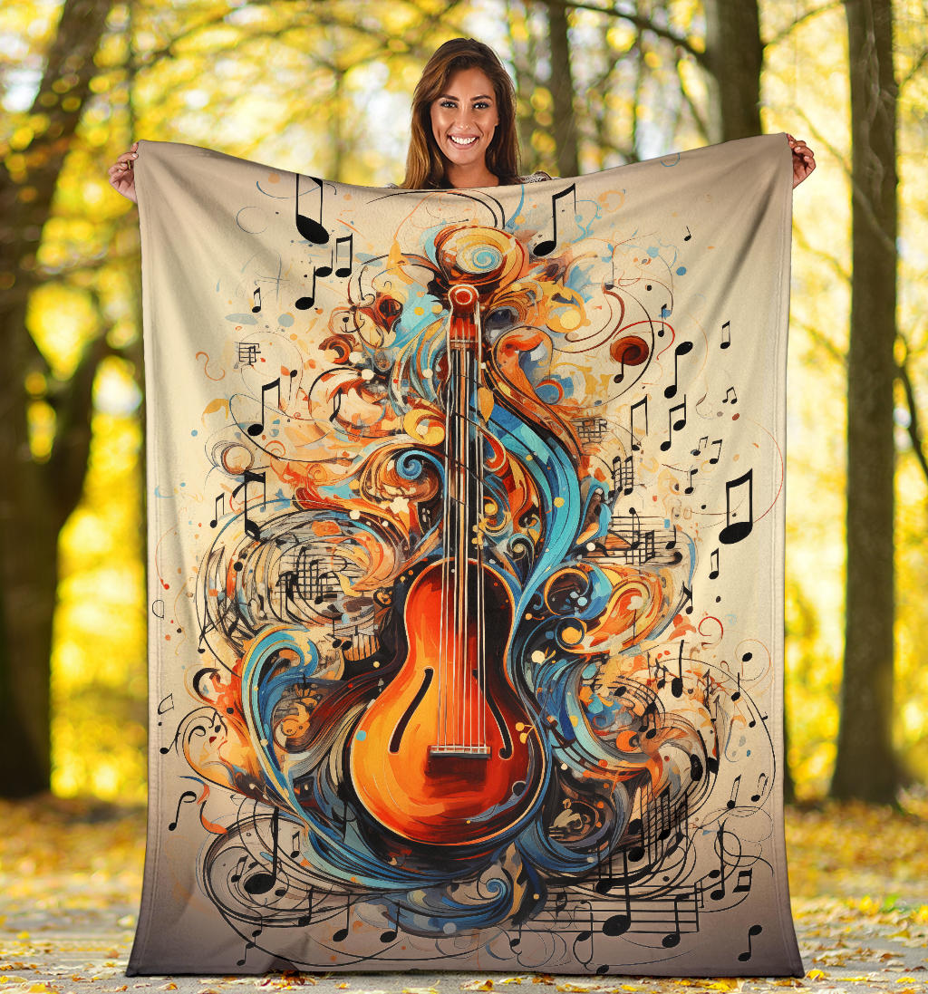 Music Notes Blanket, Music Notes Throw Blanket, Music Notes Gifts, Music Notes Fleece Blanket, Music Custom Name Blanket