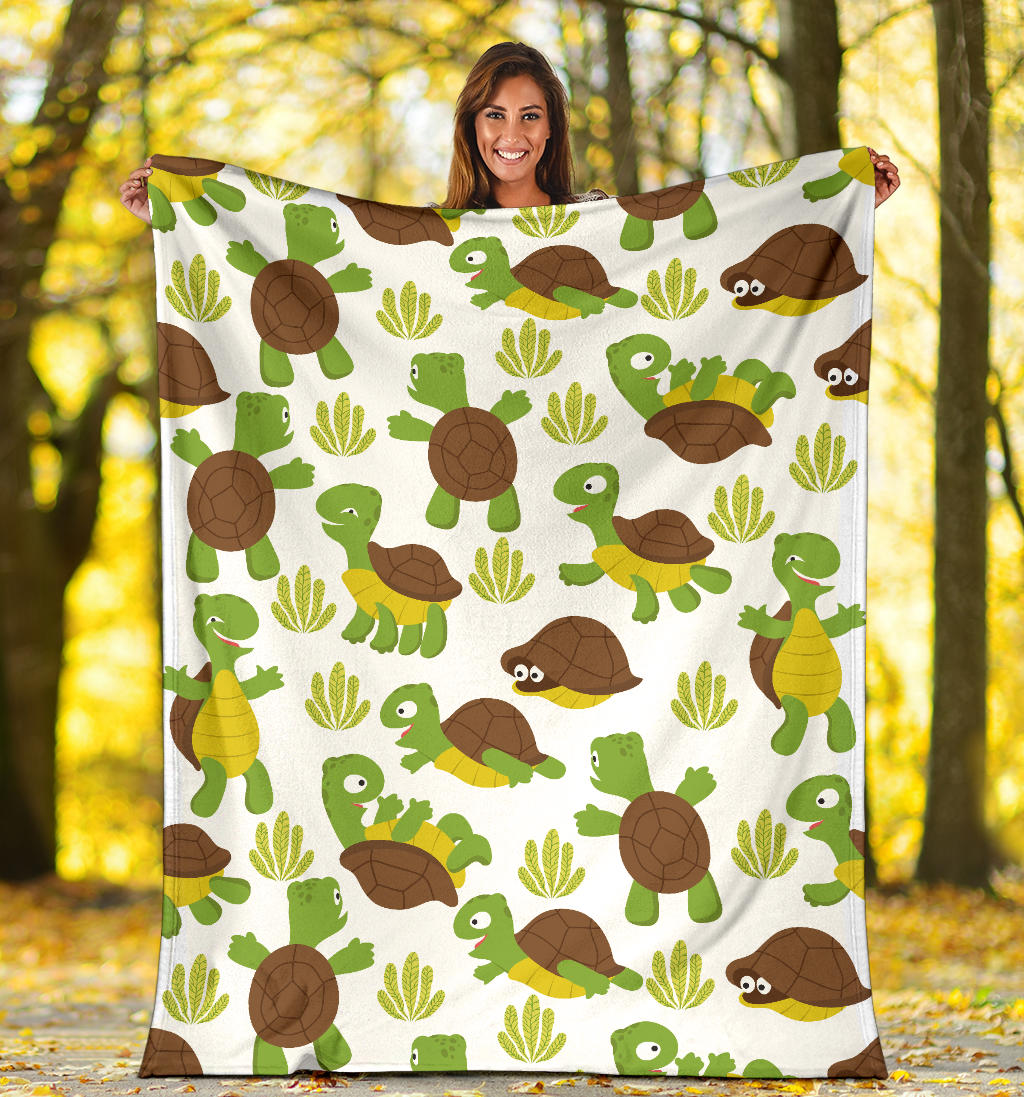 Happy Sea Turtles Blanket