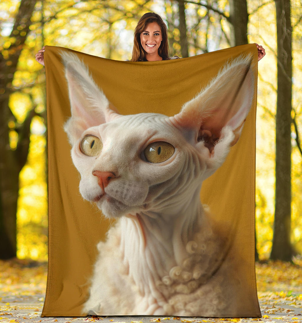 Cornish Rex cat Blanket, Trippy Psychedelics Cornish Rex cat Fleece Blanket, Cornish Rex cat Throw Blanket, Cornish Rex cat Gifts