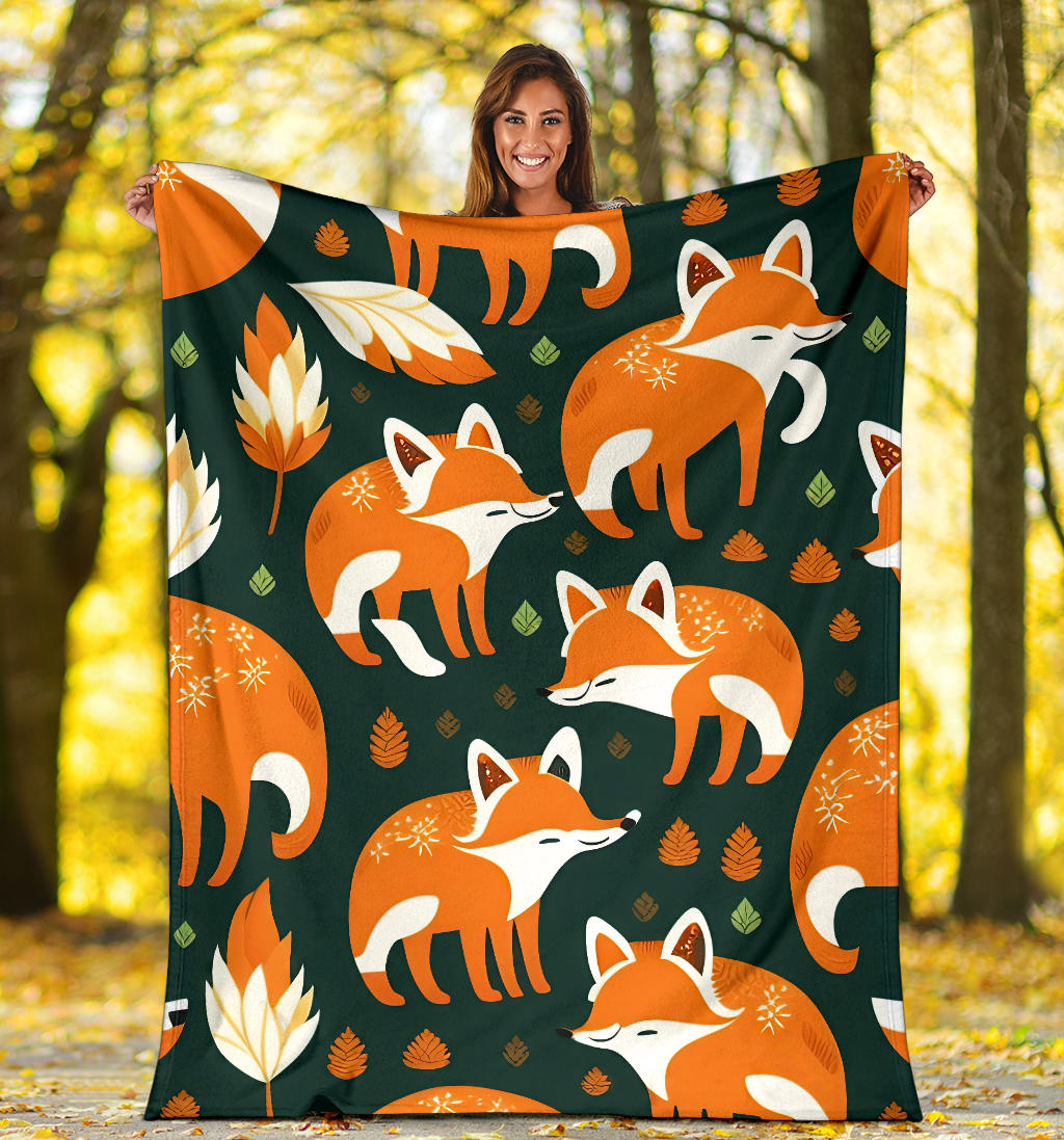 Forest Fox Blanket