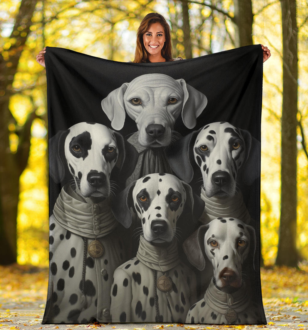 Dalmatian Family Blanket, Dalmatian_Blanket, Dalmatian Throw Blanket, Dalmatian, Dalmatian Gifts