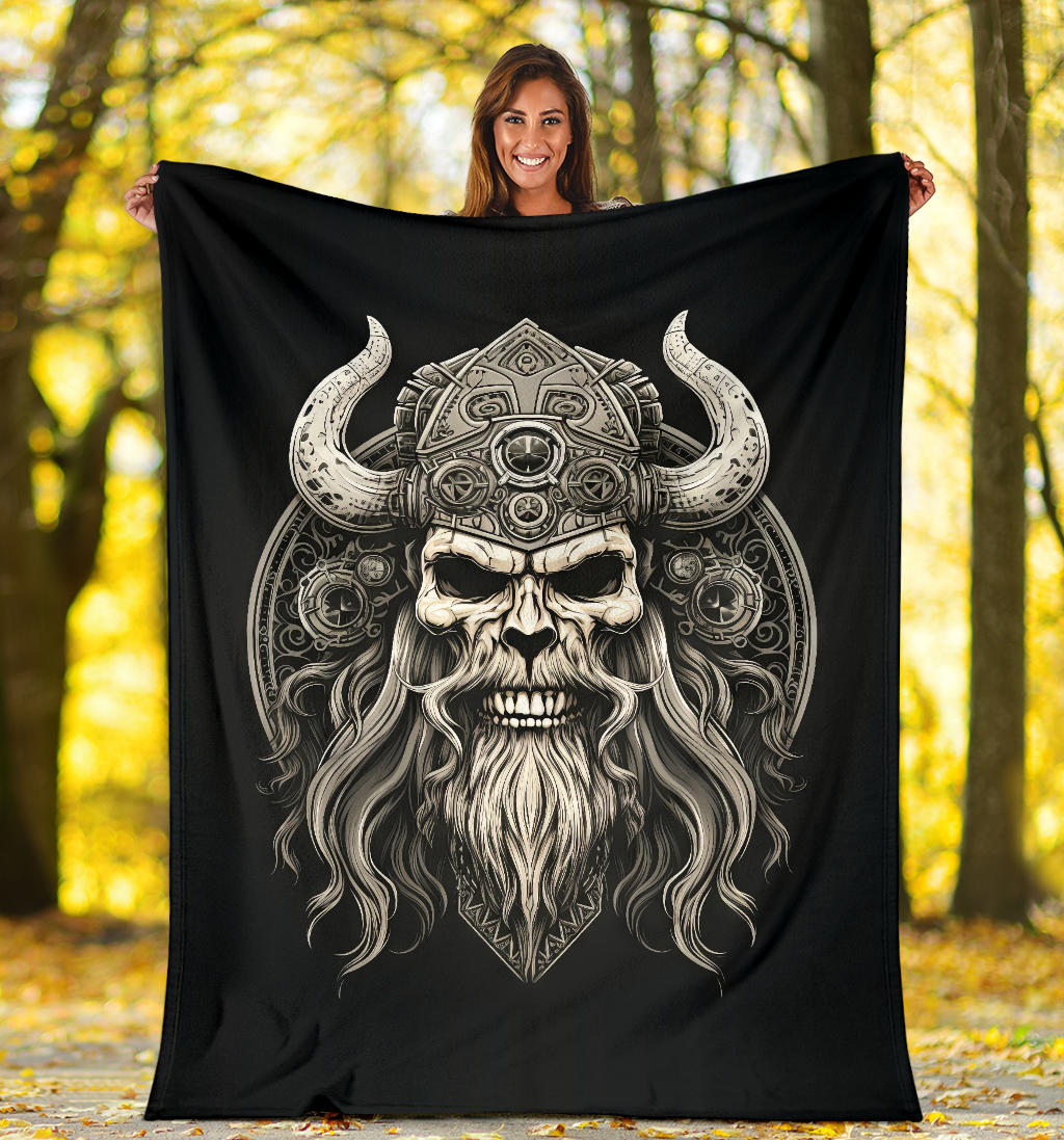 Viking Blanket Skull Blanket