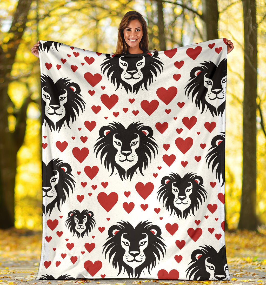 Lion Hearts Blanket